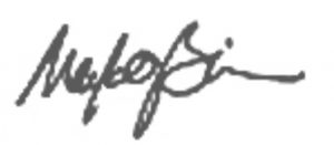 Digital Signature of Mark O'Brien
