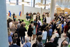 Celebration in Dineen Hall Atrium