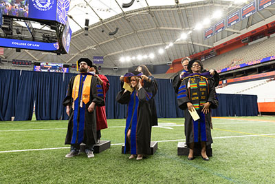 Students at the 2022 Commencement Ceremony