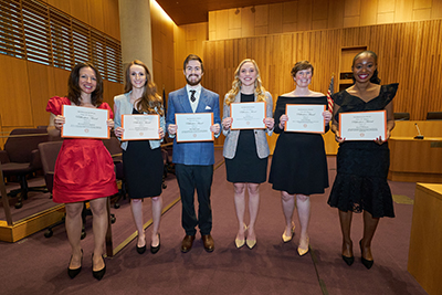 Syracuse Law Review Banquet Robert M. Anderson Publication Award Winners