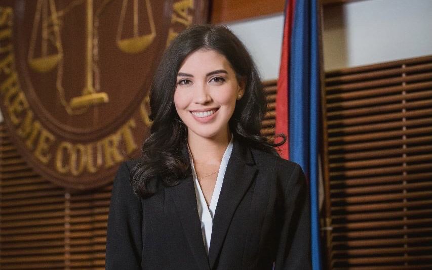 Sarah Elmore-Hernandez at the Judiciary of Guam while she served as Director of Policy, Planning, and Community Relations.