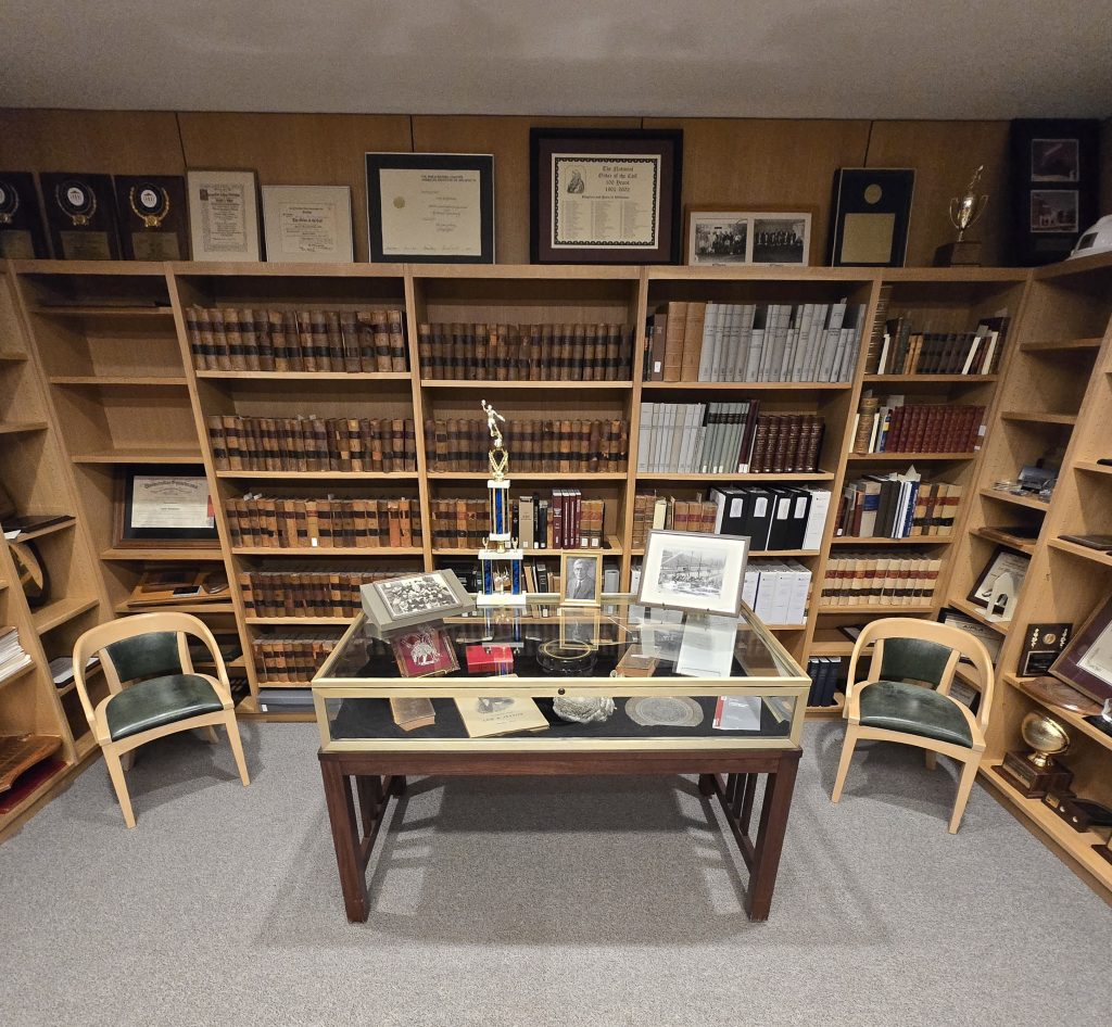 Hassett Case in the Law Library Special Collections room.