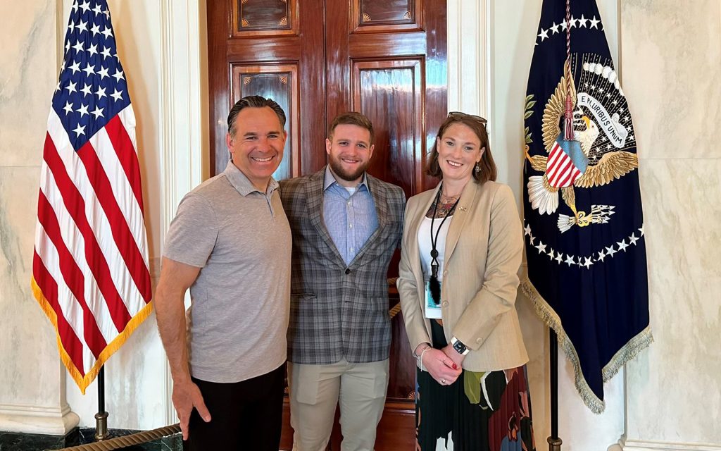 Bill, Ben and Cody at the White House