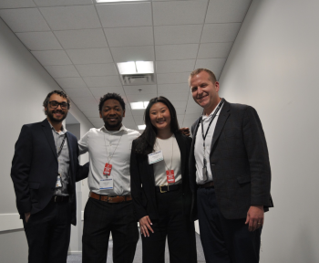 Rebecca Lee with 3 coworkers at Department of Transportation